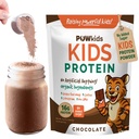 Poudre à agiter les protéines pour enfants 16g – Zéro sucre, ingrédients biologiques, protéines de lactosérum – Calcium et choline pour le développement des os et du cerveau, Secouer les protéines, 15-45 portions – Chocolat