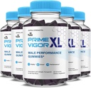 (5 Pack) Prime Vigo XL Gummies PrimeVigor XL Me Gummy Supplement, Prime Vigor Maximale sterkte Geavanceerd Shilajit Ierse Zee Mos Fenegriek Gummies voor mannen Energie & vitaliteit Ondersteuning (5 maand aanbod)