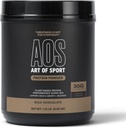 Kunst van Sport 30g Proteïnepoeder, Chocolade, Proteïne voor Atleten, Planten, Zuivel en Glutenvrij, 0g Suiker, 5g BCAA, 3,5g MCT, 1.21lb bad