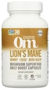 Om Mushroom Superfood Lion's Mane Mushroom Capsules Supplément, Corps de fruit et Mycélium Nootropic pour le soutien de la mémoire, Focus, Clarity, Nerve Health, Créativité & Mood, 90 Capsules