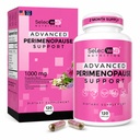 Supplément de soutien périménopause et ménopause pour les femmes – Multi-Symptôme de soulagement avec Black Cohosh & Red Clover Isoflavones