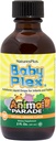 NaturesPlus Dierenparade Baby Plex, natuurlijke sinaasappelsmaak - 2 fl oz, Pack of 2 - Vloeibare Multivitamine voor zuigelingen & peuters - Suikervrij, Glutenvrij - 120 Totaal porties