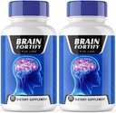 (2 Pack) BrainFortify Supplement, BrainFortify Organic Memory Supporting Formula, BrainFortify to Reduce the Negative Effects of Brain Fog, Brain Fortify used to Boost Memory, Reviews (120 Capsules)