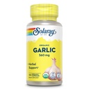Solaray Biologische Knoflook Pillen - 560 mg Knoflook Supplementen voor Hartgezondheidsondersteuning - USDA Biologische Knoflook Capsules - Vegan - 60 dagen geld-terug garantie - 100 porties, 100 VegCaps