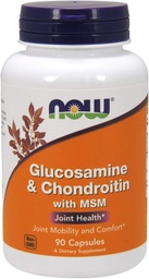 NOW Foods Glucosamine & Chondroitin met MSM, 90 Tel.
