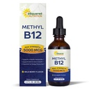 ASquared Nutrition Vitamine B12 Sublingual Liquid Drops - 5000 MCG Supplement met Methylcobalamine (methyl B-12) - Max Absorptie B 12 om energie te verhogen - Vegan Friendly - 2 fl oz