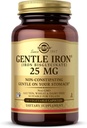 Solgar Gentle Iron (Iron Bisglycinaat) 25 mg - 90 plantaardige capsules - Niet-consipatief, zacht op je maag - Glutenvrij - 90 porties