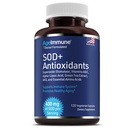 SOD Antioxidanten Complex Gezond Verouderen Supplement - 400 mg Superoxide Dismutase - Alpha Lipoïne Acid - Groene Thee Extract - L-Arginine - Lysine - AKG - Vitaminen A en E voor Immune Support-120 Capsules
