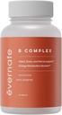 B Complexe formule voor vitamine B Voordelen van vitamine B Vitaminen B1, B2, B3, B5, B6, B12, Biotine, Foliumzuur, Choline, & Inositol, niet GGO, Glutenvrij 60 tabletten
