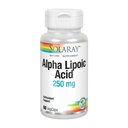 SOLARAY Alpha Lipoïnezuur 250 mg - 60 VegCaps - gezonde antioxidantenactiviteit en energieondersteuning - niet-GMO & Veganistisch