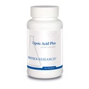 Recherche en biotique Acides lipoïques Plus– acide alpha-lipoïque, vitamine C, puissant antioxydant, favorise la santé des yeux, 90 capsules