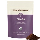 Véritables champignons Chaga Poudre de champignons – Extrait de chaga biologique du corps fruitier – pour le bien-être et le soutien énergétique – Vegan, non-OGM, 150 portions – Supplément de champignons pour usage quotidien