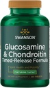 Swanson Timed-Release Glucosamine & Chondroitin Sulfate 750/600 Milligrammen 120 Tabs