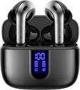 TAGRY Bluetooth Headphones True draadloze oordopjes 60H Playback LED Power Display Oortelefoons met draadloze Charging Case IPX5 waterdichte oordopjes met Mic voor TV Smart Phone Laptop Computer Sport