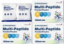 Multi-Peptidepoeder, 5 Small-Molecule Protein Peptiden: Soja, Ovalbumine, Wei, Zeekomkommer en Shiitake Peptiden,100% Absorptie, 62% Proteïne, Omega 3 &6, Vitaminen & Mineralen (3 Dozen)