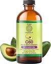 C60 Power - AVO 16-oz.- Biologische Avocado-olie, 16 Fl Oz, 99,99% Pure Sublimated Carbon 60, Fullerenes
