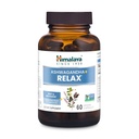 Himalaya Ashwagandha+ Détendez-vous, avec GABA, Basilique Saint & Camomille pour la réinitialisation, relaxation et soulagement du stress, végétalien, sans gluten, 540 mg, 60 Capsules végétariennes, 1 mois d'approvisionnement