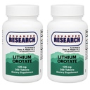 Nutrient Carriers Advanced Research Lithium Orotate 120 Mg 200 Tablets(pack of 2)