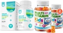Kinderen Multivitamine Gummies voor kinderen en Vegan Omega 3 Softgels