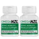 Supplément de soutien de joint oméga-3 original, meilleur soulagement des muscles naturels, huile de moules de couleur verte, 120 softgels, sans arrière-goût de poisson