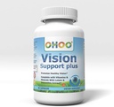 OHOO Vision Support Plus Supplément - avec Lutein & Zeaxanthin- soutient une vision saine, fabriqué aux États-Unis- 60 Capsules