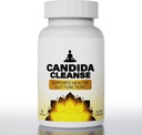 Candida Cleanse- Gut & Colon Support, Advanced Probiotic & Herbal Formula, Natural Herbal Formula, Oregano Leaf, Wormwood, Black Walnut, Caprylzuur-1 voor mannen & vrouwen, 60 capsules