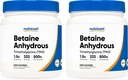 Nutricost Betaine Watervrij sorbitolglycine (TMG) Poeder 500G (2 flessen)