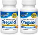 NOORD AMERICAN HERB & SPICE Oreganol P73 - Verpakking van 2, 120 Softgels - Onbewerkt, Vegan-Friendly Wild Oregano - Mediterranean Source - Non-GMO - 240 Totaal