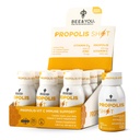 BEE and You Immune Support 100% naturel supplément de shot propolis, antioxydants, vitamine C, VIT D3, zinc, jus d'orange, miel brut, 1,69 fl. oz x 12 bouteilles