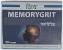 Patanjali Divya Memorygrit 20 tabletten Ayurvedic Supplement voor Geheugen Focus en Hersengezondheidsondersteuning (pakket van 1)