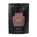WelleCo Plant-Based Chocolate Protein Powder, Organic Brown Rice & Pea Blend, 16g Protein per Serving, Dairy-Free Supplement for Energy, Recovery & Daily Nutrition, 10.5 oz