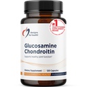 Conceptions pour la santé Glucosamine Chondroïtine - Sulfate de glucosamine + Supplément de sulfate de glucosamine - Soutient la fonction articulaire saine (120 capsules)