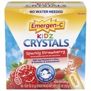 Emergen-C Kidz Crystals, supplément de soutien à l'immuno-émergen-C avec vitamine C, vitamine B, zinc et manganèse, fraise étincelante, stuffing - 56 Stick Packs