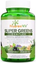 SuperGreens - Spirulina, Chlorella, Tarwegras + Meer - Nutrient-Packed Green Blend (90 capsules)
