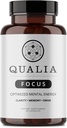 Qualia Focus Brain Booster Supplement Een krachtige Nootropic Ontworpen om duurzame geestelijke energie, alertheid, concentratie en geheugen te leveren met Ginkgo Biloba, L-Theanine Plus 