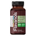 CacaoVia Cardio Health Supplement, 30 Dag, 500mg Cacao Flavanols, Ondersteuning van de gezondheid van het hart, Boost Nitrik Oxide, Bloedcirculatie, Energie, Veganistisch, Donkere Chocolade, 60 Capsules
