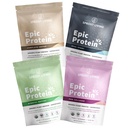 Sprout Living, Epic Protein Pro Collagen, Mindful Matcha, Real Sport en Complete Koffie, 12 porties