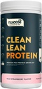 Nuzest - Poudre de protéines de pois - Protéines propres, Poudre de protéines végétales premium, sans lait, sans gluten, sans OGM, naturellement sucré, fraise sauvage, 40 portions, 2,2 lb