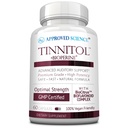 Approved Science Tinnitol - Tinnitus Support Supplement - Ease Ringing in The Ears - Boost Inner Ear Health - 60 Capsules - Made in The USA