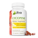 Jiva Botanicals Supplément Lycopène 30mg - Support Antioxydant pour la Prostate Normale et la Santé Cœur Support - Lycopène de l'extrait de tomate - Fabriqué aux États-Unis - Non OGM, Vegan - 120 Capsules