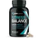 Calming Cortisol Supplement voor mannen - Klinisch gevalideerd Sensoril Ashwagandha voor mannen voor stressbeheer - Ontspannen Cortisol Reducer Mood Support Supplement voor Balanced Energy & Focus (1 maand)