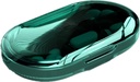 Organisateur de pilules, Portable Pill Box Daily Pill Case Dispenser for Medicine Vitamine Supplement Huile de poisson pour la maison de voyage de poche, BPA Sans Tritan Matériel (vert)