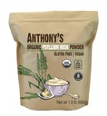 Poudre de musc de Psyllium biologique d'Anthony, 1,5 lb, sans gluten, sans OGM, finement broyé, ami Keto