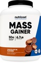Nutricost Mass Gainer (Chocolate Peanut Butter Flavor, 6,7 LBS) 50 Gram eiwit per portie - Non-GMO