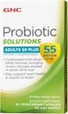 GNC Probiotic Solutions Adultes, Formule Végétarienne Personnalisée pour Adultes 50+, Soutient la santé digestive et immunitaire, 30 Capsules