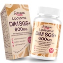 Liposomale DIM SGS-supplement - Hormone supplement voor vrouwen en mannen, Estrogen Supplementen bevat Sulforaphane Glucosinolaat, Vitamine E, Granaatappelfruit - Ondersteuning Detox en Antioxidant (1 Pack)