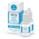 Waiora Natural Cellular Defense (NCD) Liquid Zeolite Drops, Clinoptilolite pour les hommes et les femmes - Supplément pour l'Immune, Healthy Gut Support, Cleanse, pH Balance (0,5oz bouteille, 2 Ct – 180 serv)