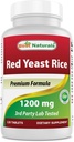 Best Naturals Red Gist Rice 1200 mg (Non-GMO) 120 tabletten - Niet-gestraald, Citrininevrij