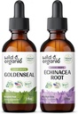Wild & Organic Goldenseal Tinctuur 2 fl oz & Echinacea Tinctuur 2 fl oz