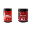 Six Star Elite Series 100% Wei Proteïne Plus Triple Chocolate 1,8lbs en 100% Creatine Monohydraat Poeder Unflavored 60 Servers